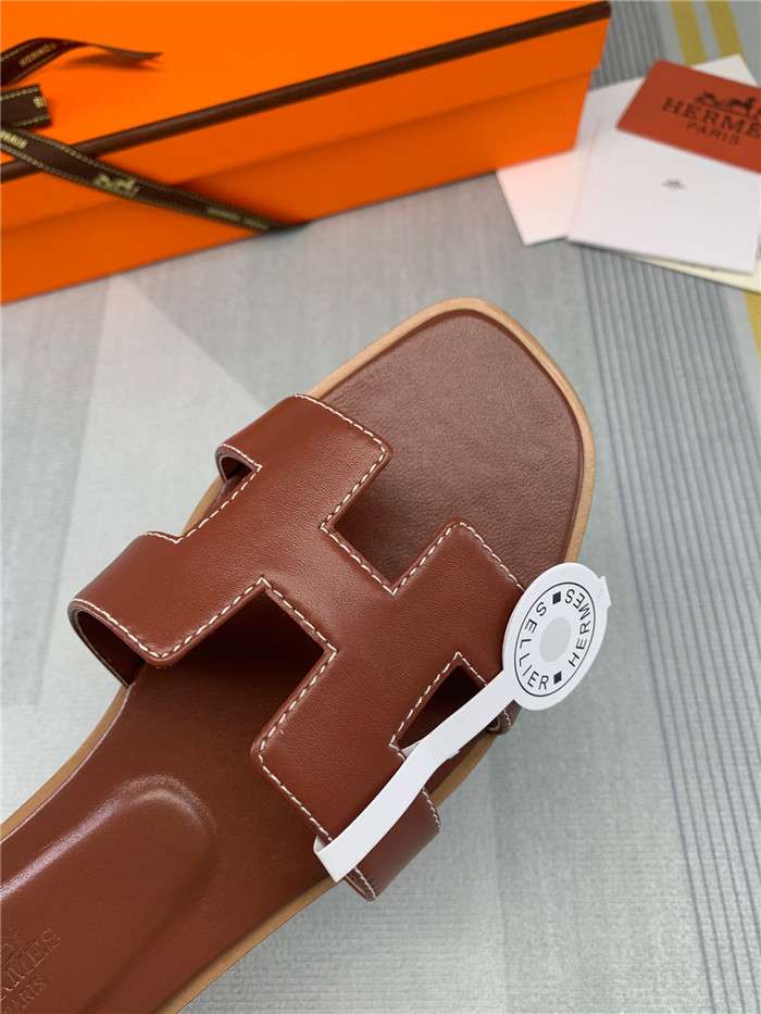 H**me5 Oran Sandal Dark Brown For Women