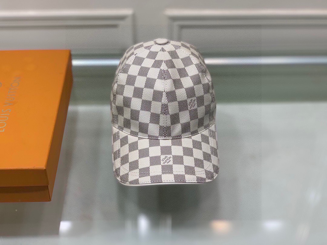L0vis Vvtt0n Damier Azur Cap White For Men