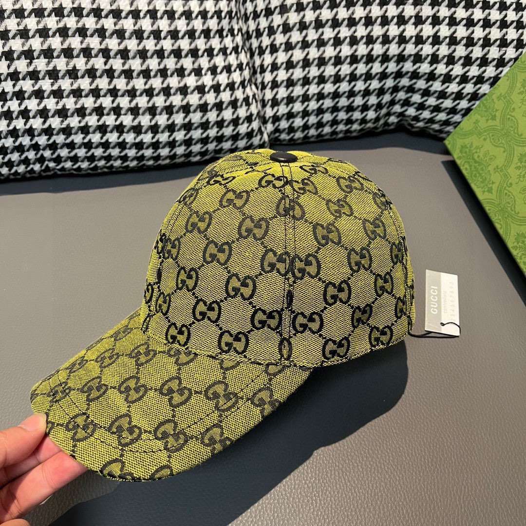 Gvc*1 Baseball Hat Yellow For Women