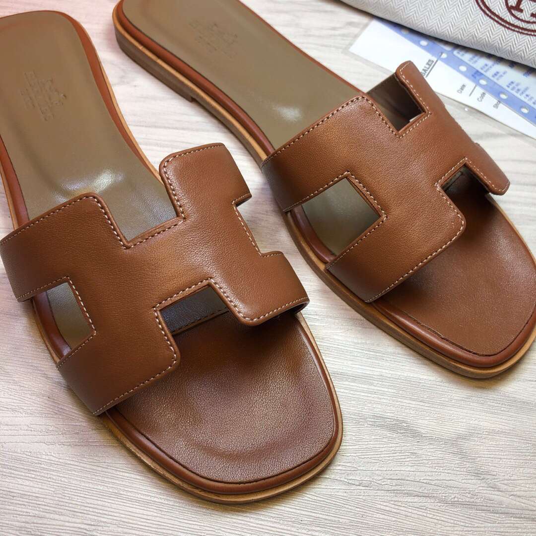 H**me5 Oran Sandal Dark Brown For Women