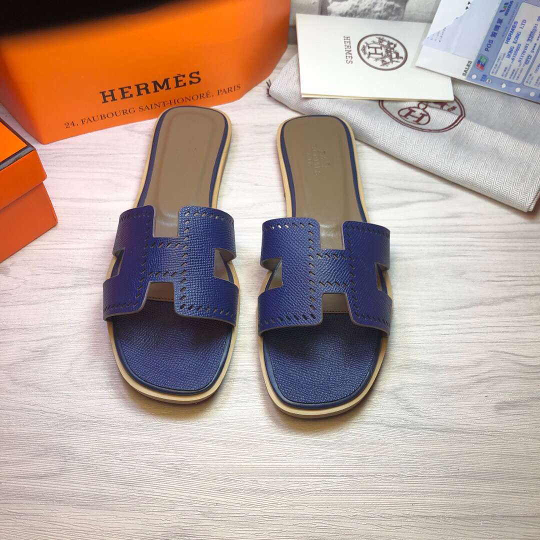 H**me5 Oran Sandal Dark Blue For Women