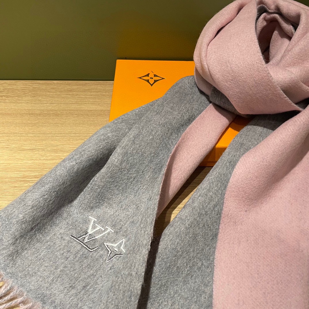 L0vis Vvtt0n The Cashmere Scarf Grey For Women