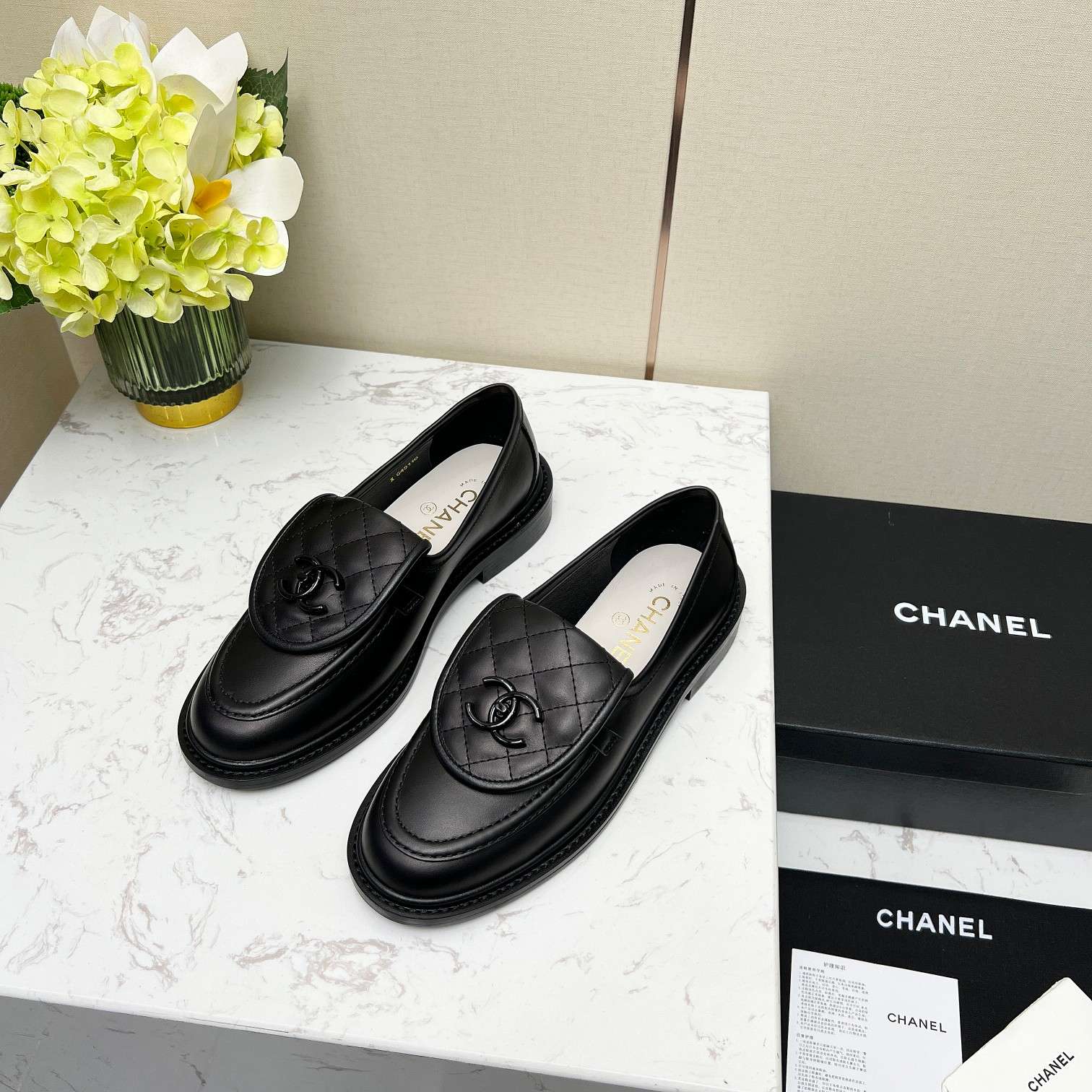 Ch**el Moccasins Black For Women