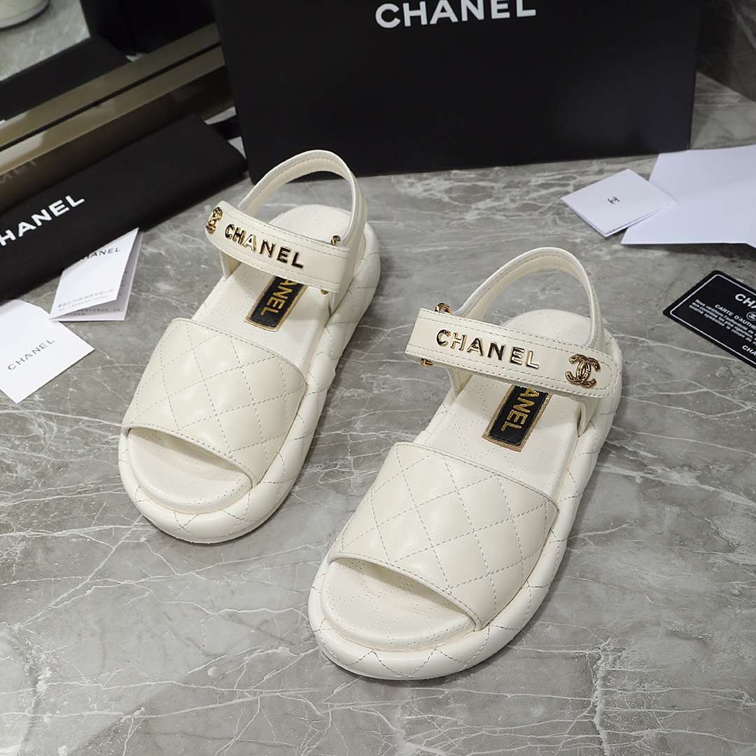 Ch**el Sandal White For Women