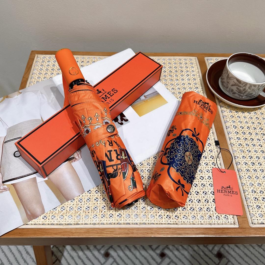 H**me5 Automatic Folding Umbrella Orange