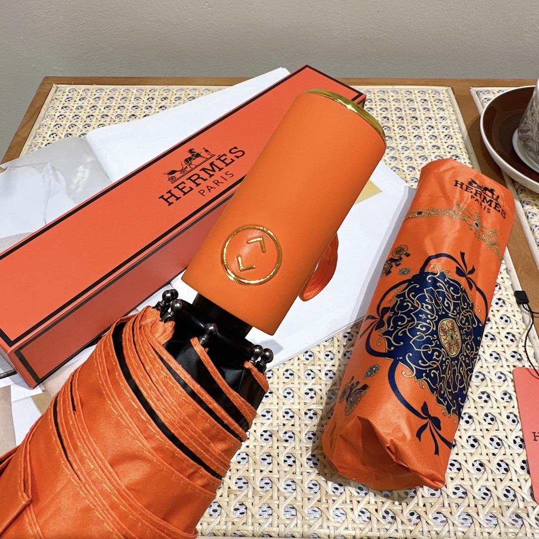 H**me5 Automatic Folding Umbrella Orange