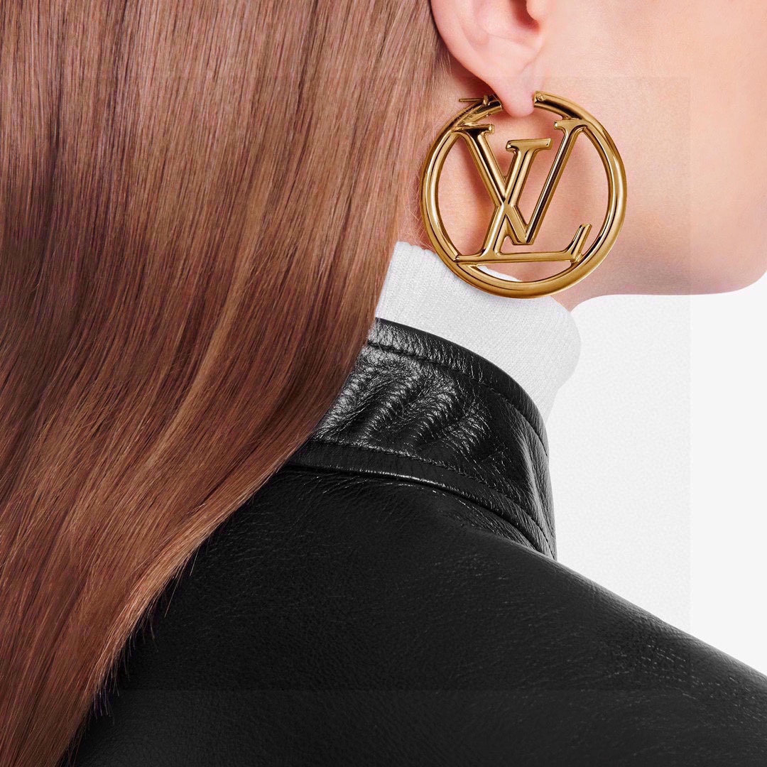 L0vis Vvtt0n Classic Stud Earrings Gold For Women