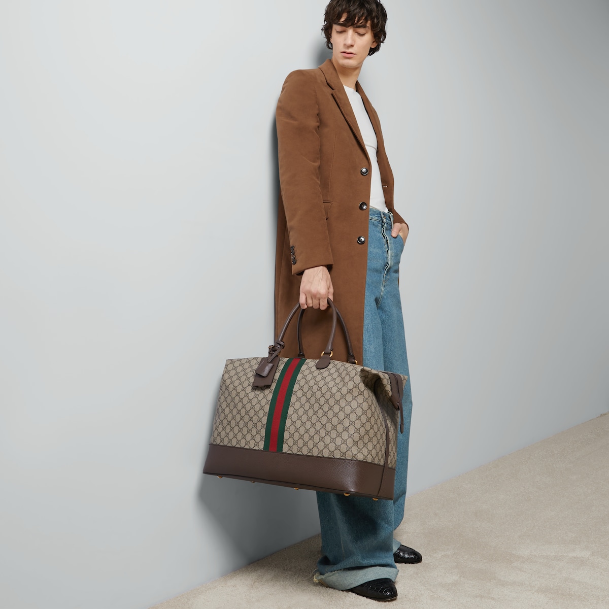 Gvc*1 Duffle Bag Begie 18.9 In/ 48 Cm 760228 96IWT 8745