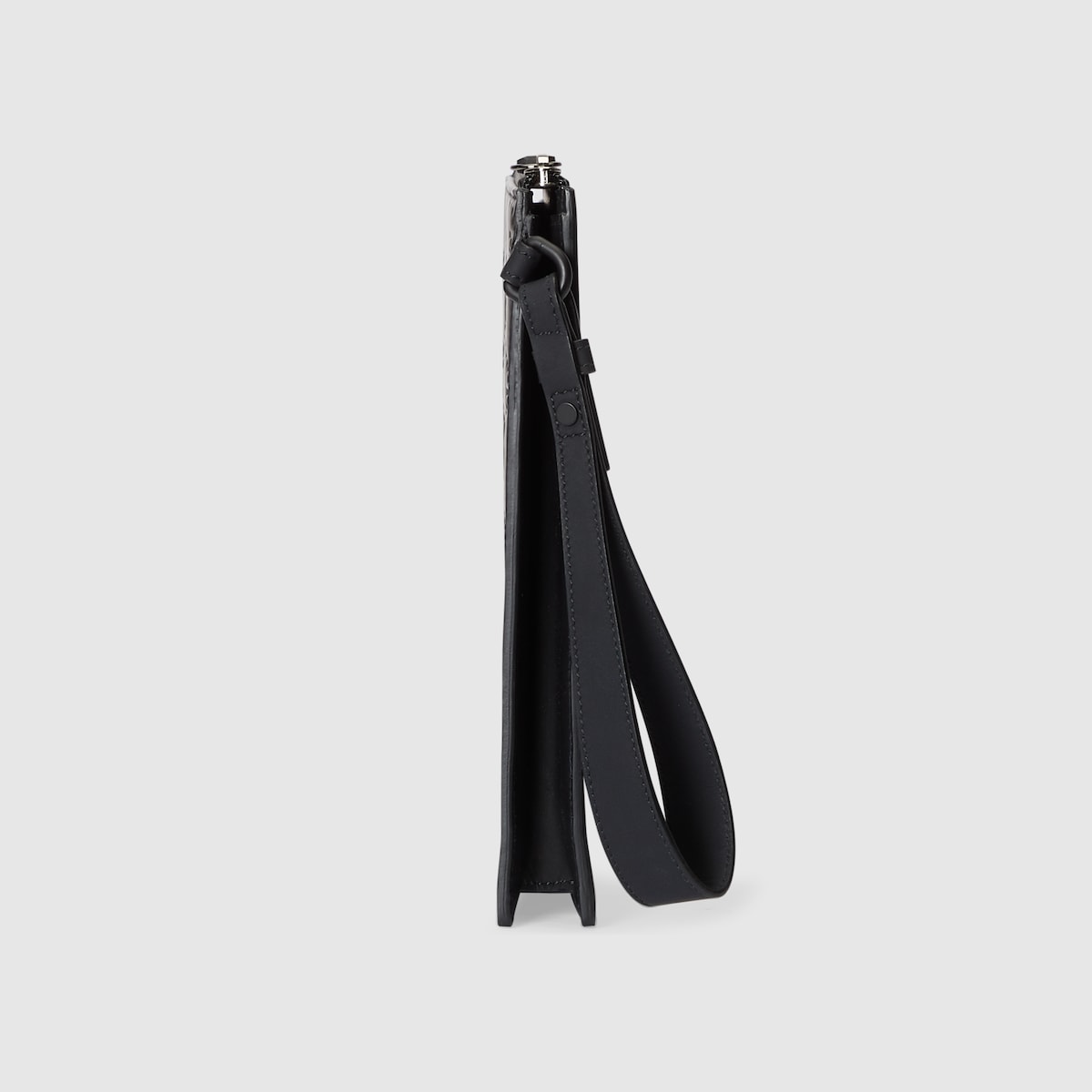 Gvc*1 Rubber-Effect Pouch Black For Men 11 In/ 28 Cm 771319 AAC0G 1000