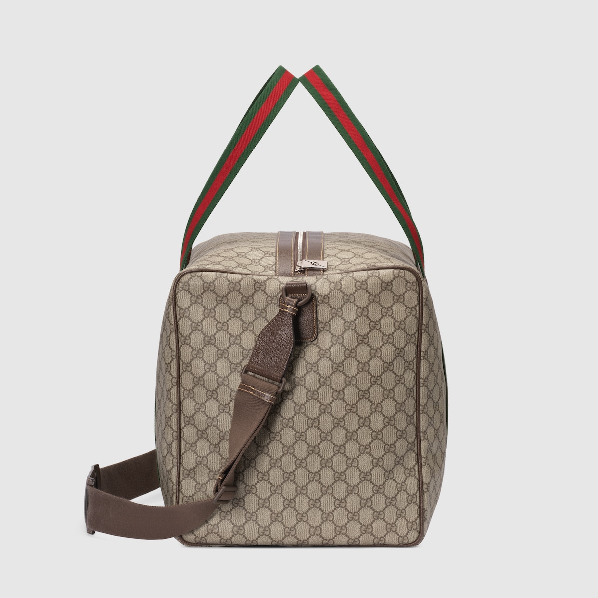 Gvc*1 Large Duffle Bag With Web Beige 20.5 In/ 52 Cm 760152 FACK7 9768