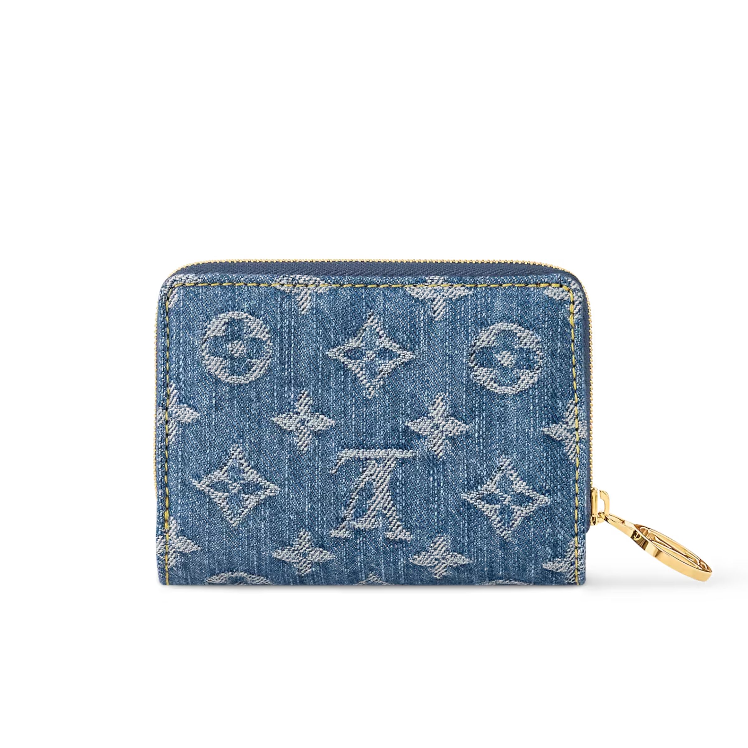 L0vis Vvtt0n Lou Wallet Blue For Women 4.5 Inches/ 11.5 Cm M83160