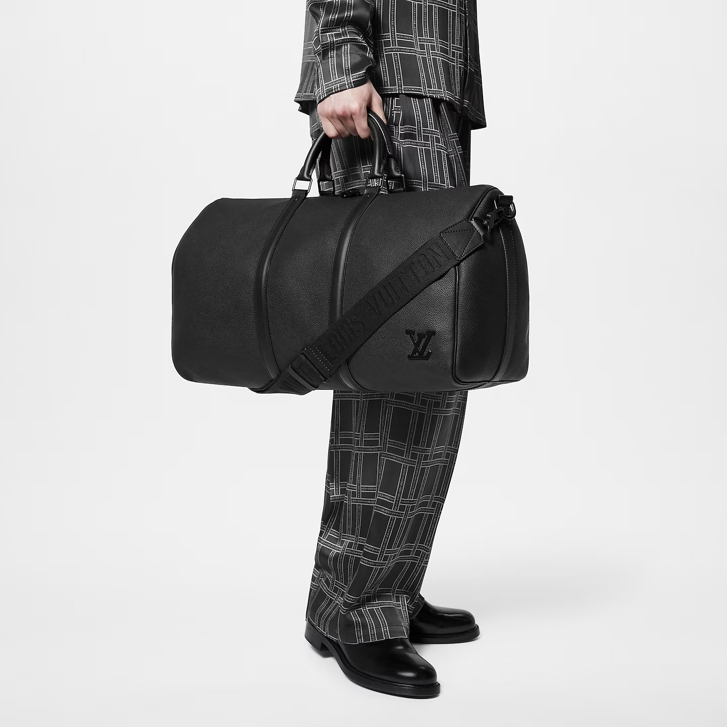 L0vis Vvtt0n Keepall Bandoulière 50 Bag Black 19,7in/50cm M21420