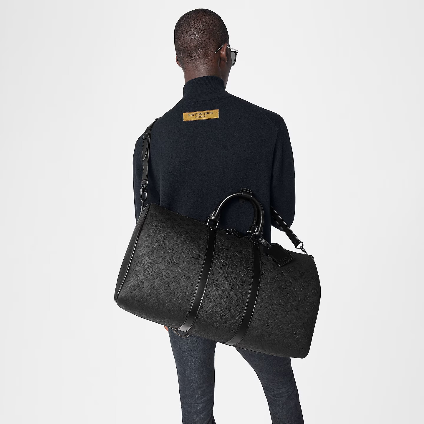 L0vis Vvtt0n Keepall Bandoulière 50 Bag Black 19,7in/50cm M59025