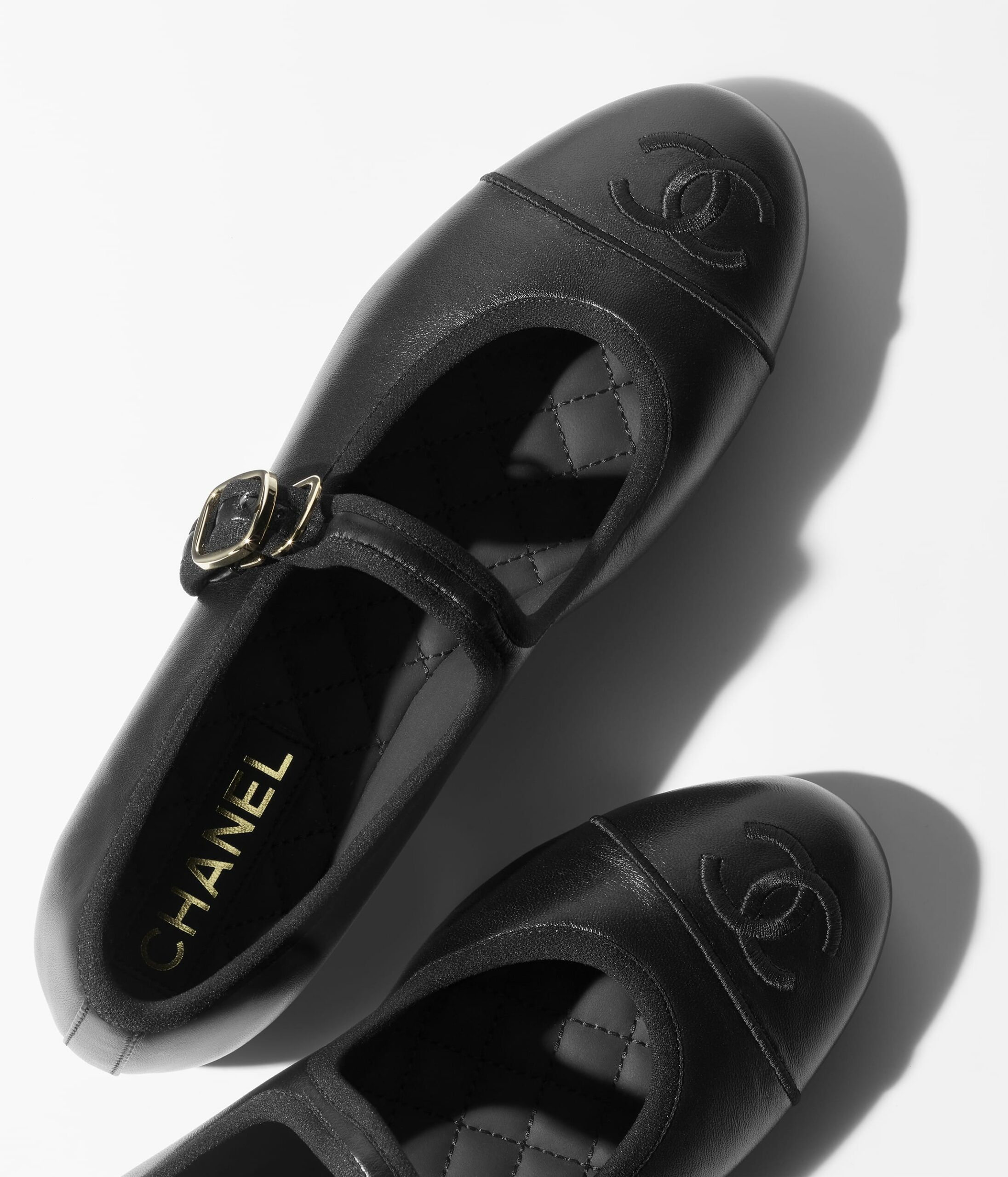 Ch**el Mary Janes Black For Women G45503 X01000 94305