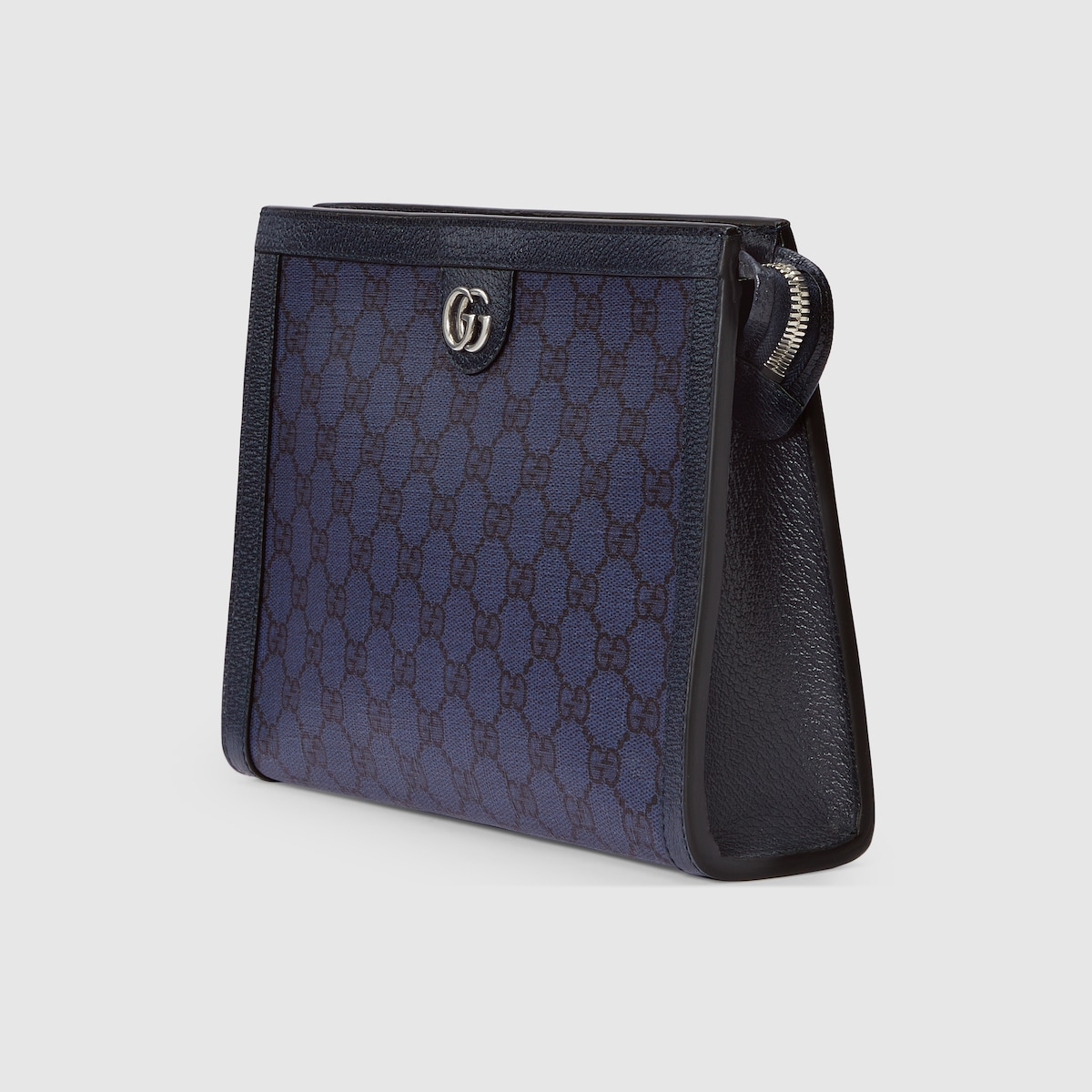 Gvc*1 Ophidia GG Pouch Blue For Men 10.2 in/ 26 cm 760243 UULBN 4055