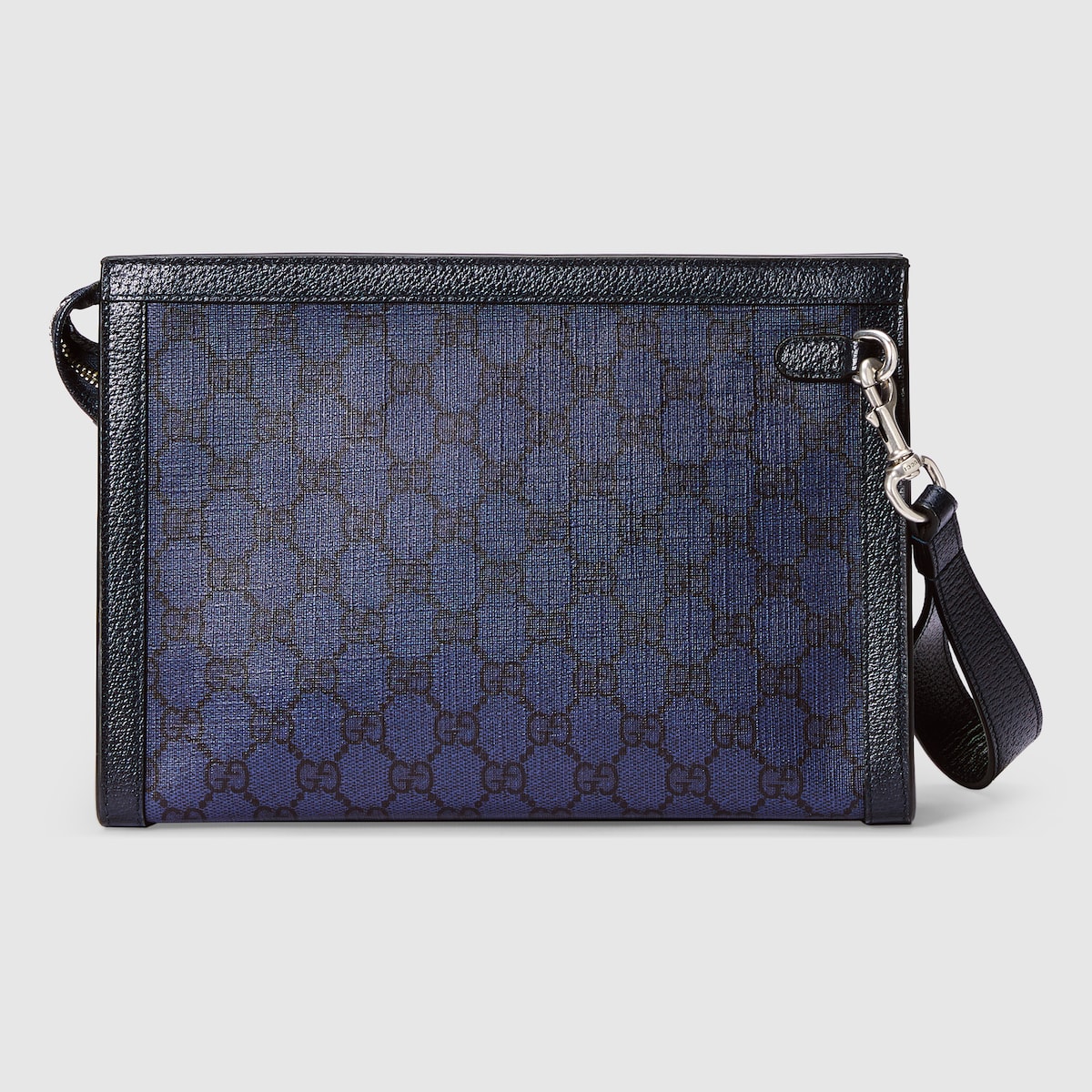 Gvc*1 Ophidia GG Pouch Blue For Men 10.2 in/ 26 cm 760243 UULBN 4055