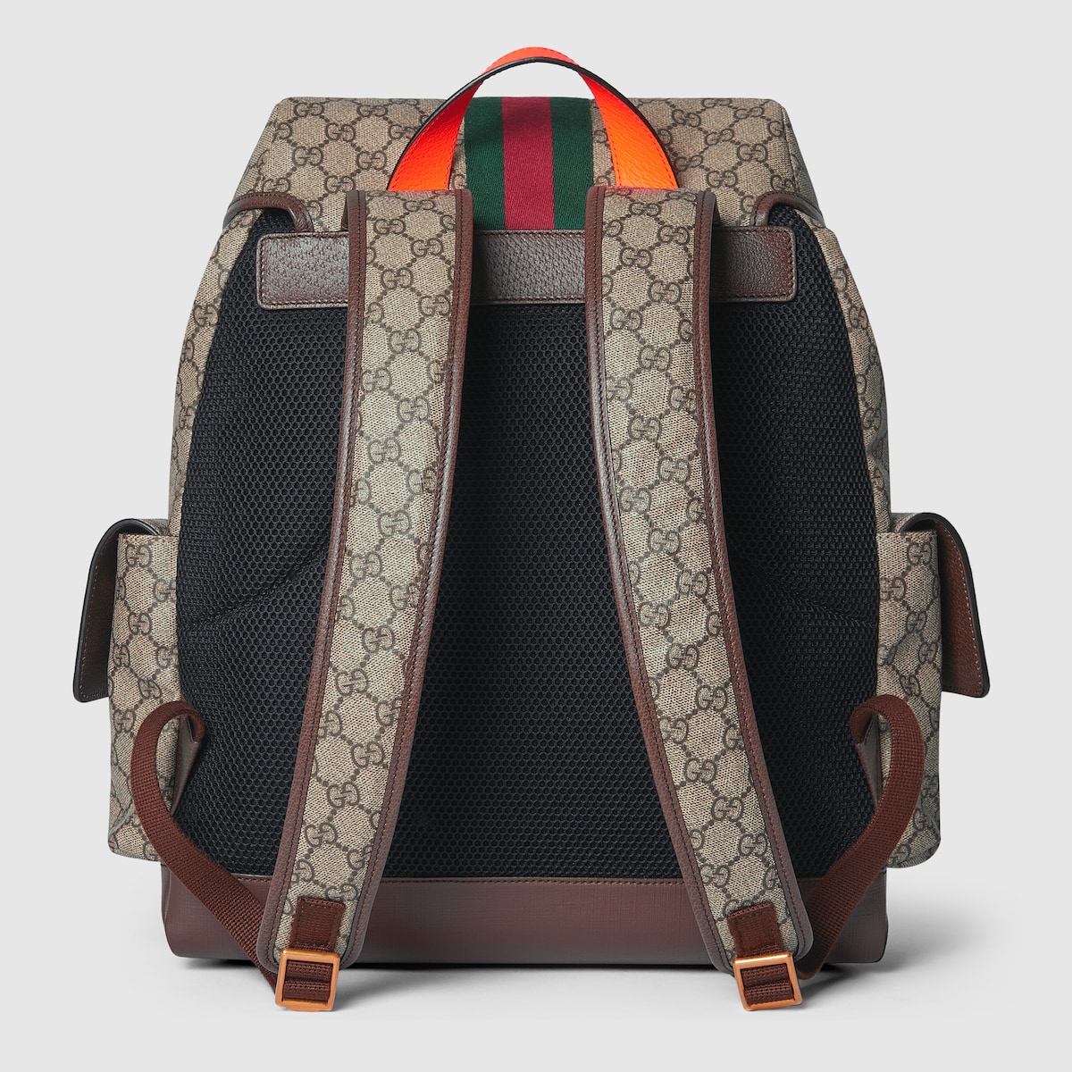 Gvc*1 Ophidia Medium Backpack Beige For Men 15.7 in/ 40 cm 598140 FADEB 9757