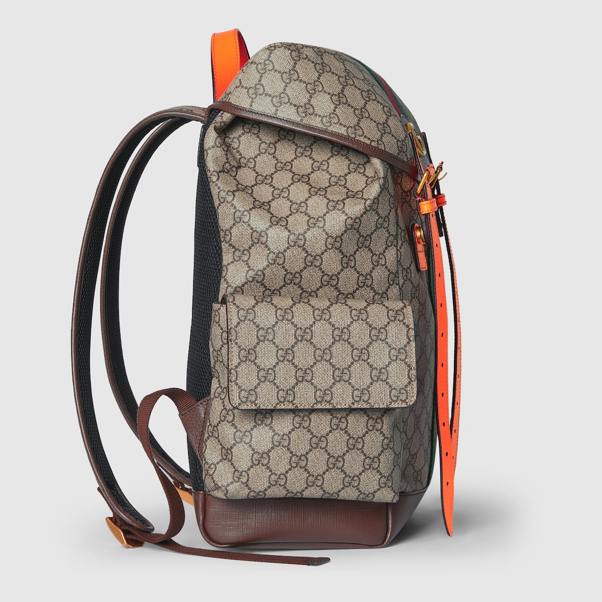 Gvc*1 Ophidia Medium Backpack Beige For Men 15.7 in/ 40 cm 598140 FADEB 9757