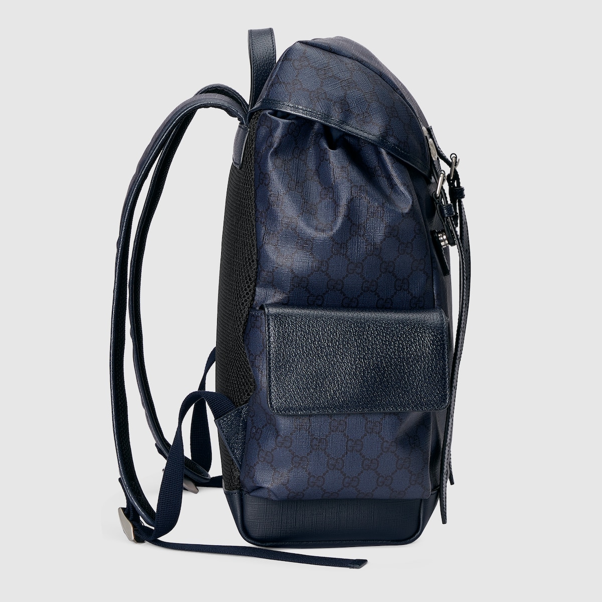 Gvc*1 Ophidia Medium Backpack Blue For Men 15.7 in/ 40 cm 598140 FABHU 8442