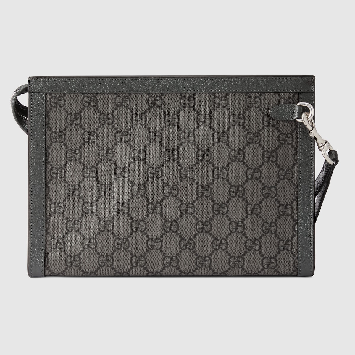 Gvc*1 Ophidia GG Pouch Grey For Men 10.2 In/ 26 Cm 760243 UULBN 1244