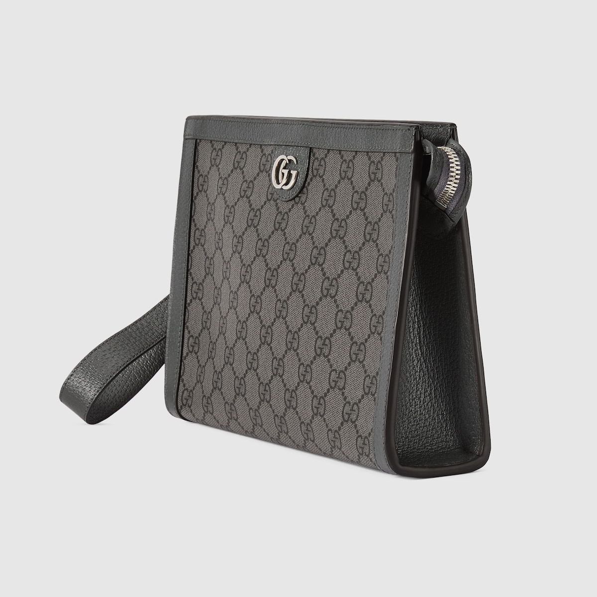 Gvc*1 Ophidia GG Pouch Grey For Men 10.2 In/ 26 Cm 760243 UULBN 1244