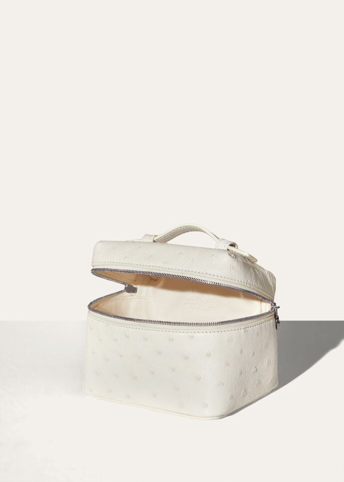 [True-to-ORIGINAL]L0r0 P1ana Extra Pocket L11.5 Bag Whisper White For Women 4.5in/11.5cm FAM2272 1615