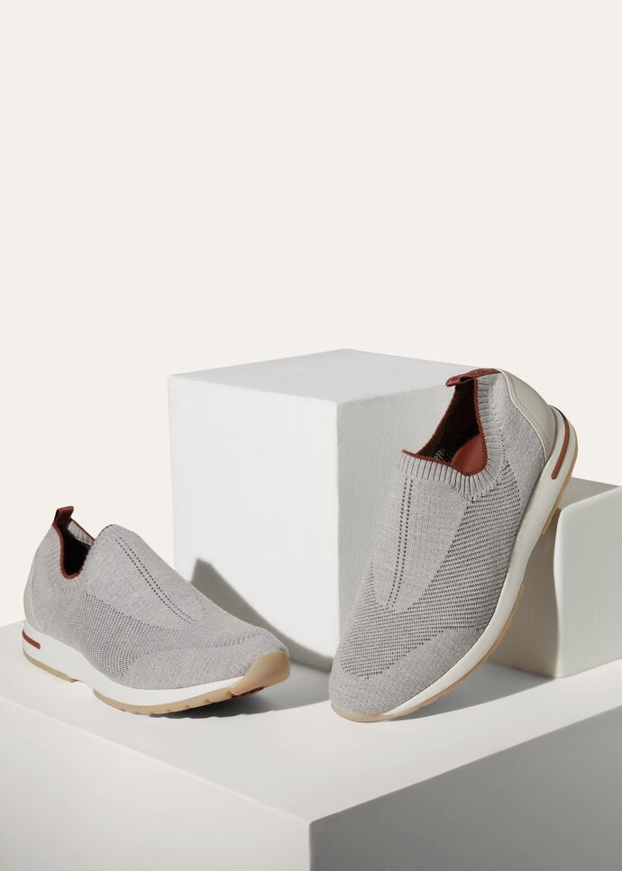 L0r0 P1ana 360 Lp Flexy Walk Sneaker Grey For Men FAI4815