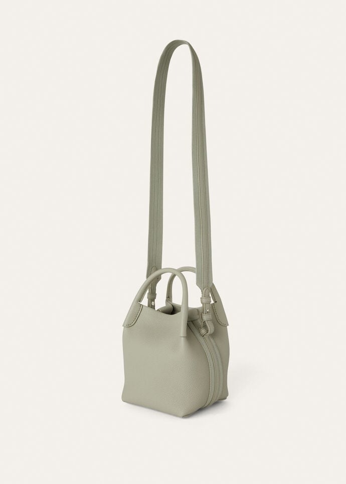 [True-to-ORIGINAL]L0r0 P1ana Micro Bale Bag Light Wasabi For Women 5.2 in/ 13 cm FAN4647 50YB