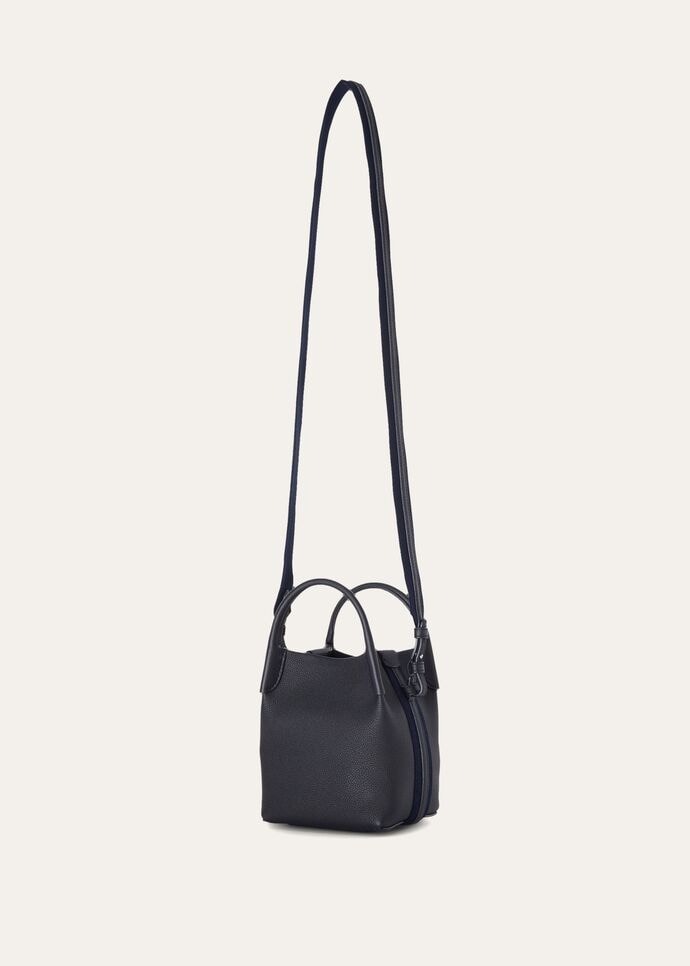 [True-to-ORIGINAL]L0r0 P1ana Micro Bale Bag Navy Blue For Women 5.2 in/ 13 cm FAN4647 W000