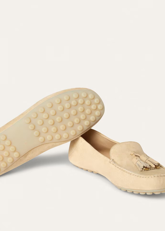L0r0 P1ana Dot Sole Walk Loafers Melonpan For Women – FAN0109 D0IV