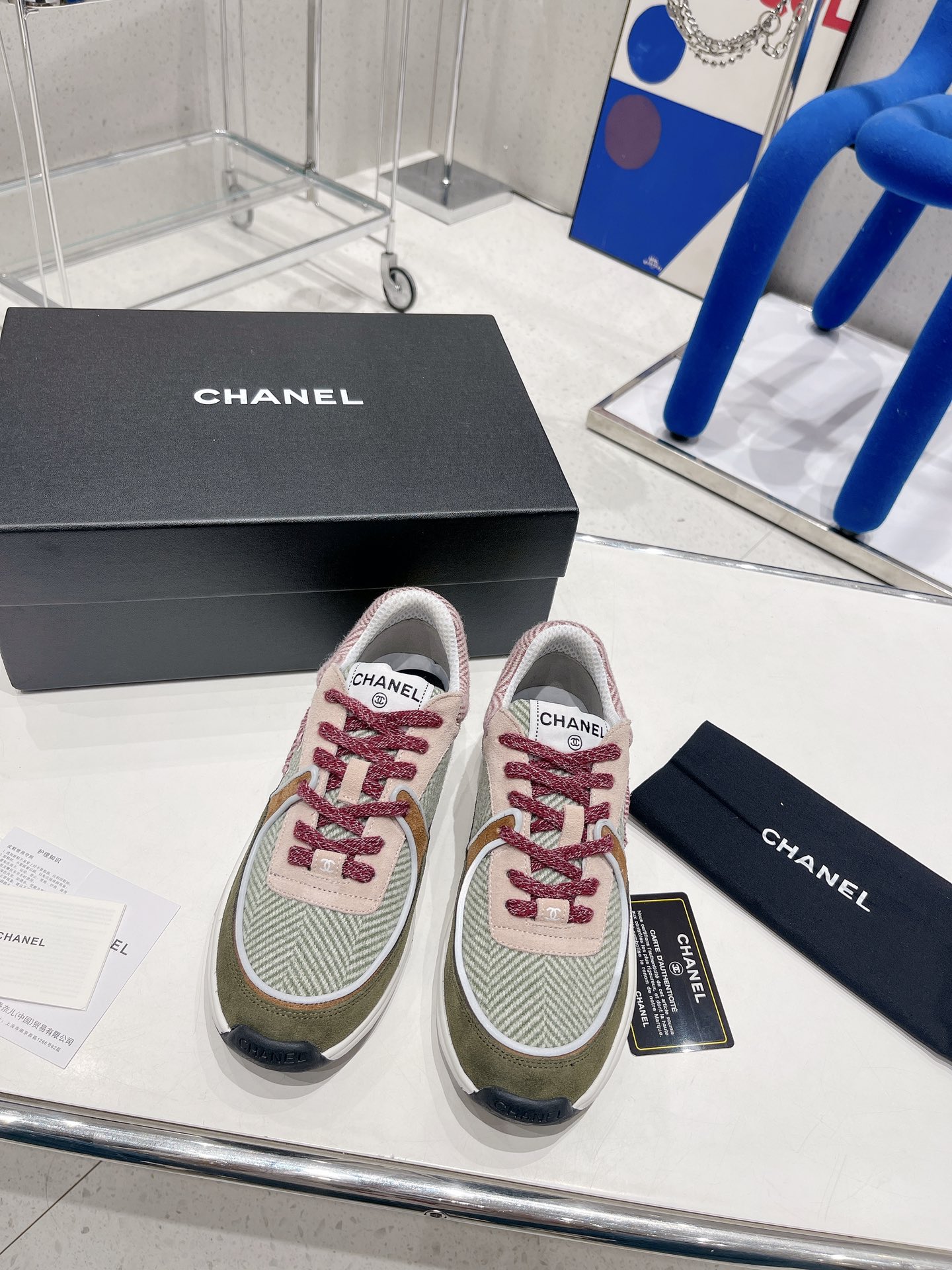 Ch**el Sneakers Grey For Women