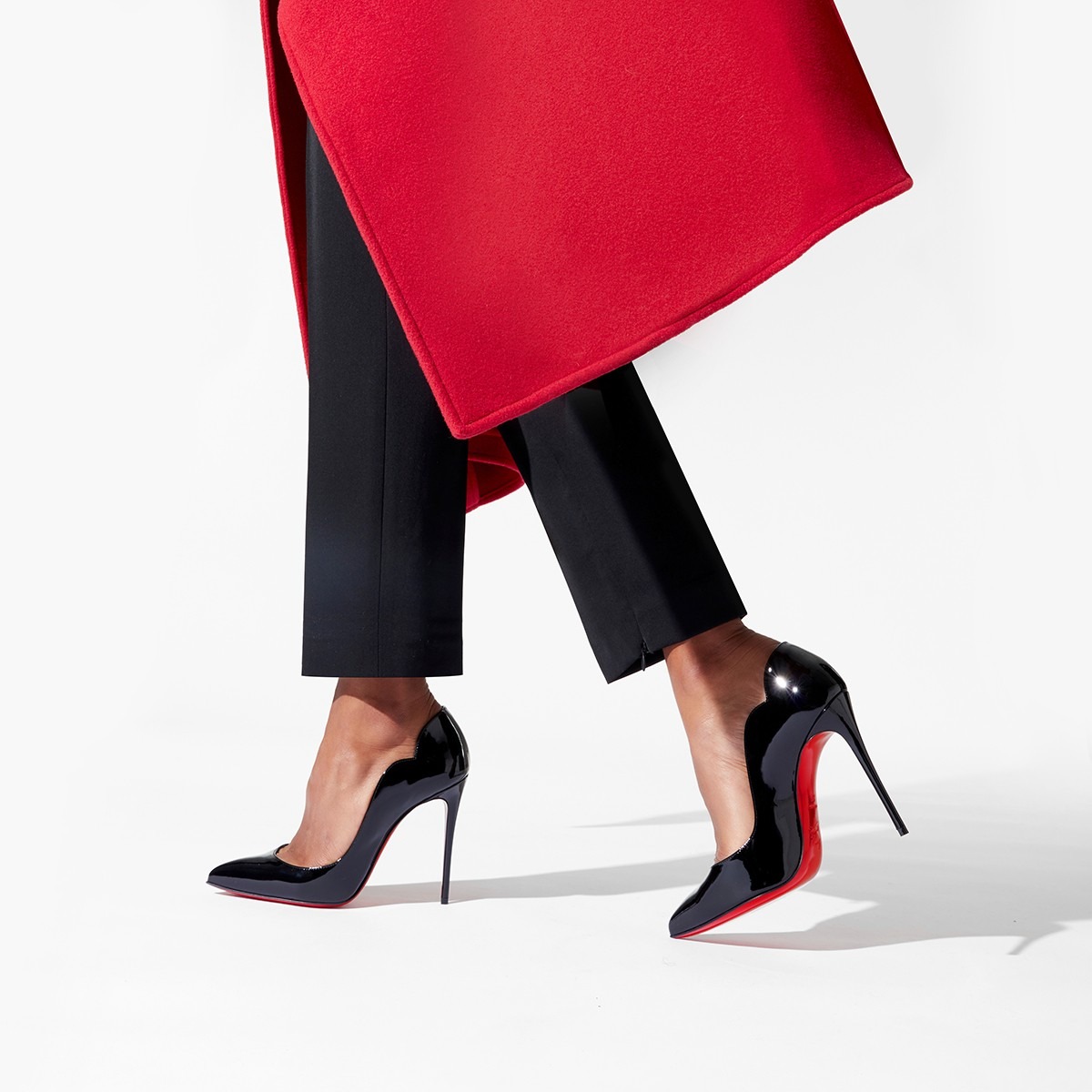 Chr1st1an Louboutin Hot Chick Black For Women 100mm 1190911BK01