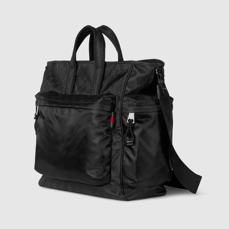 Gvc*1 Large GG Tote Bag Black For Men 15in/38cm ‎‎818962 FAEEE 1062