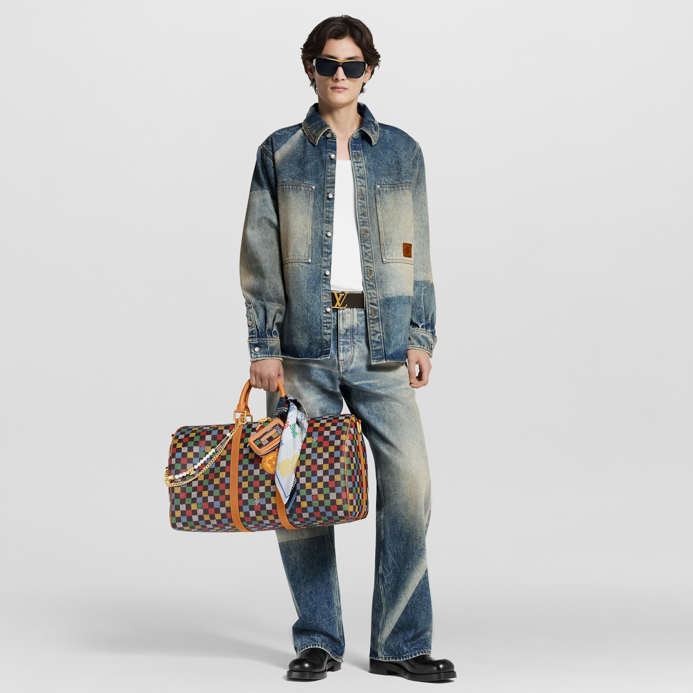L0vis Vvtt0n Keepall Bandoulière 50 Multicolor 19.7in/50cm N00170
