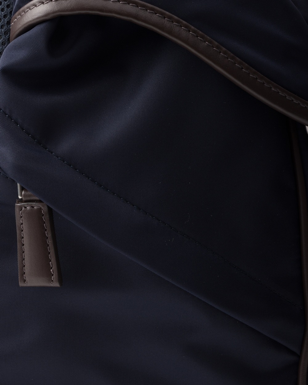 Pra*a Re-Nylon And Leather Backpack Blue For Men 10.6in/27cm 2VZ135_384_F0C1B_V_HYF