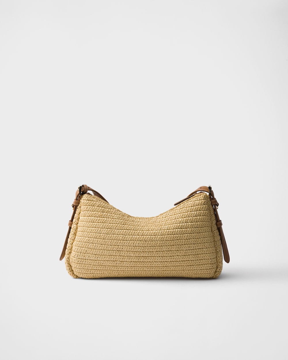 Pra*a Small Aimée Large Bag Natural For Women 34cm/13in – 1BC247_2MG3_F0018_V_OOO