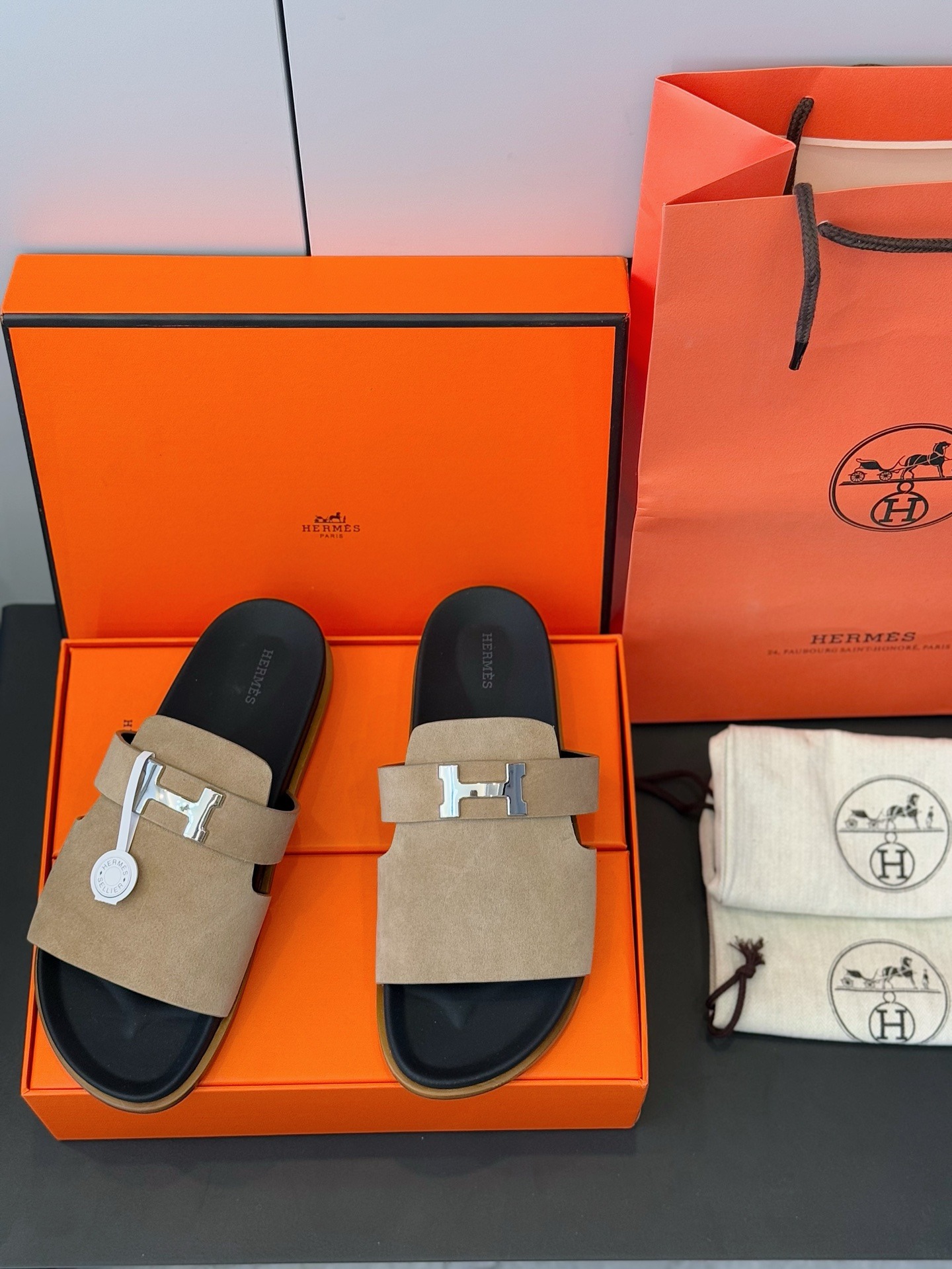 H**me5 Jaures Sandal Grayish Orange For Men