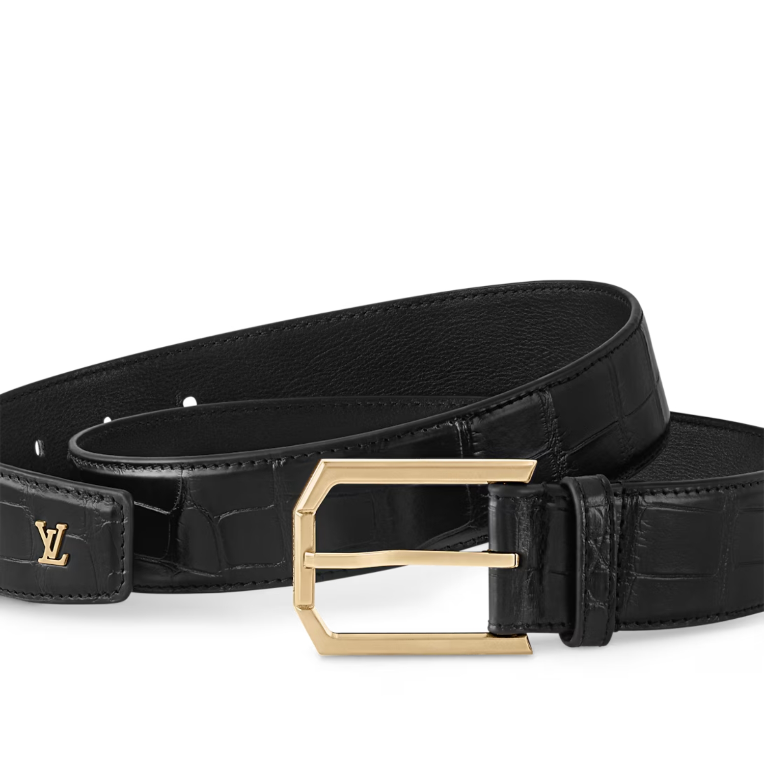 L0vis Vvtt0n Heritage 35mm Belt Black For Men M8709U