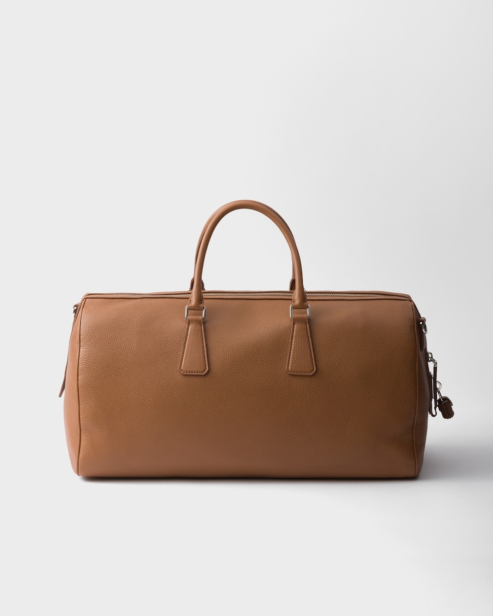 Pra*a Leather Duffel Bag Cognac For Men 50cm/20in – 2VC048_2BBE_F0046_V_OOO