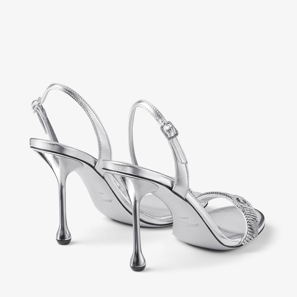 J1m*y Ch00 Tabatha 95 Silver/Crystal For Women TABATHA95ECM