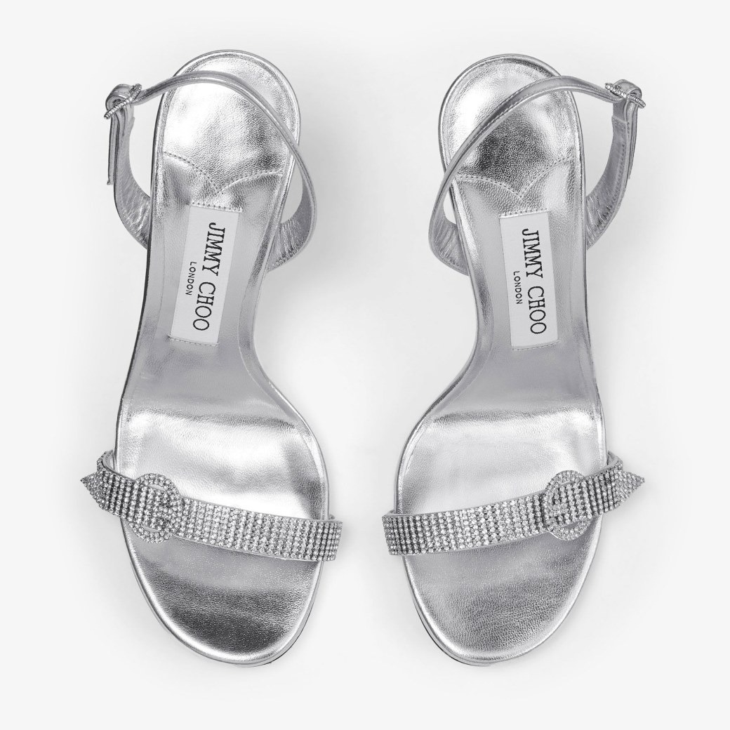 J1m*y Ch00 Tabatha 95 Silver/Crystal For Women TABATHA95ECM