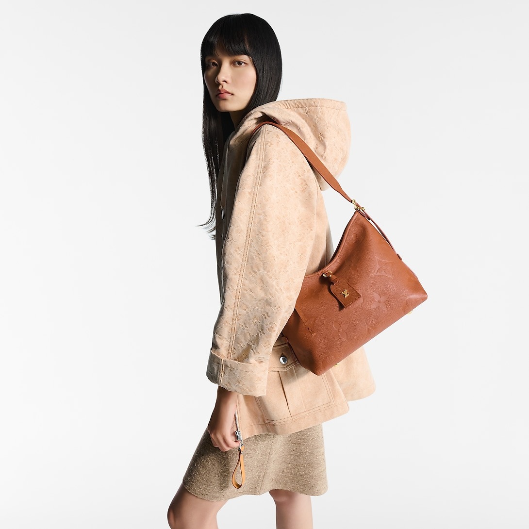 L0vis Vvtt0n CarryAll PM Cognac Brown For Women 11.6in/29.5cm M11790