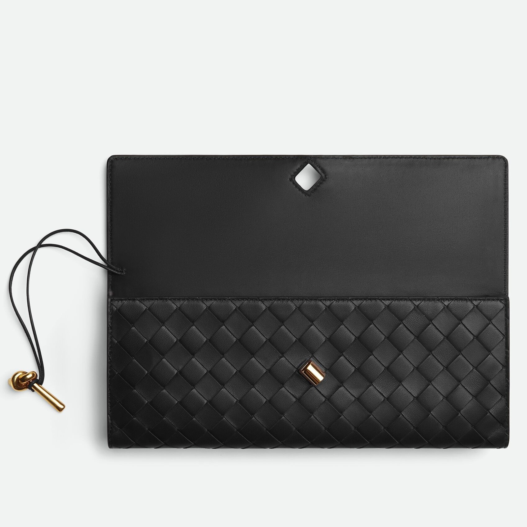 B0tt*ga Ven*ta Andiamo Clutch Black For Women 31cm/12.2in 741511VCPP31019