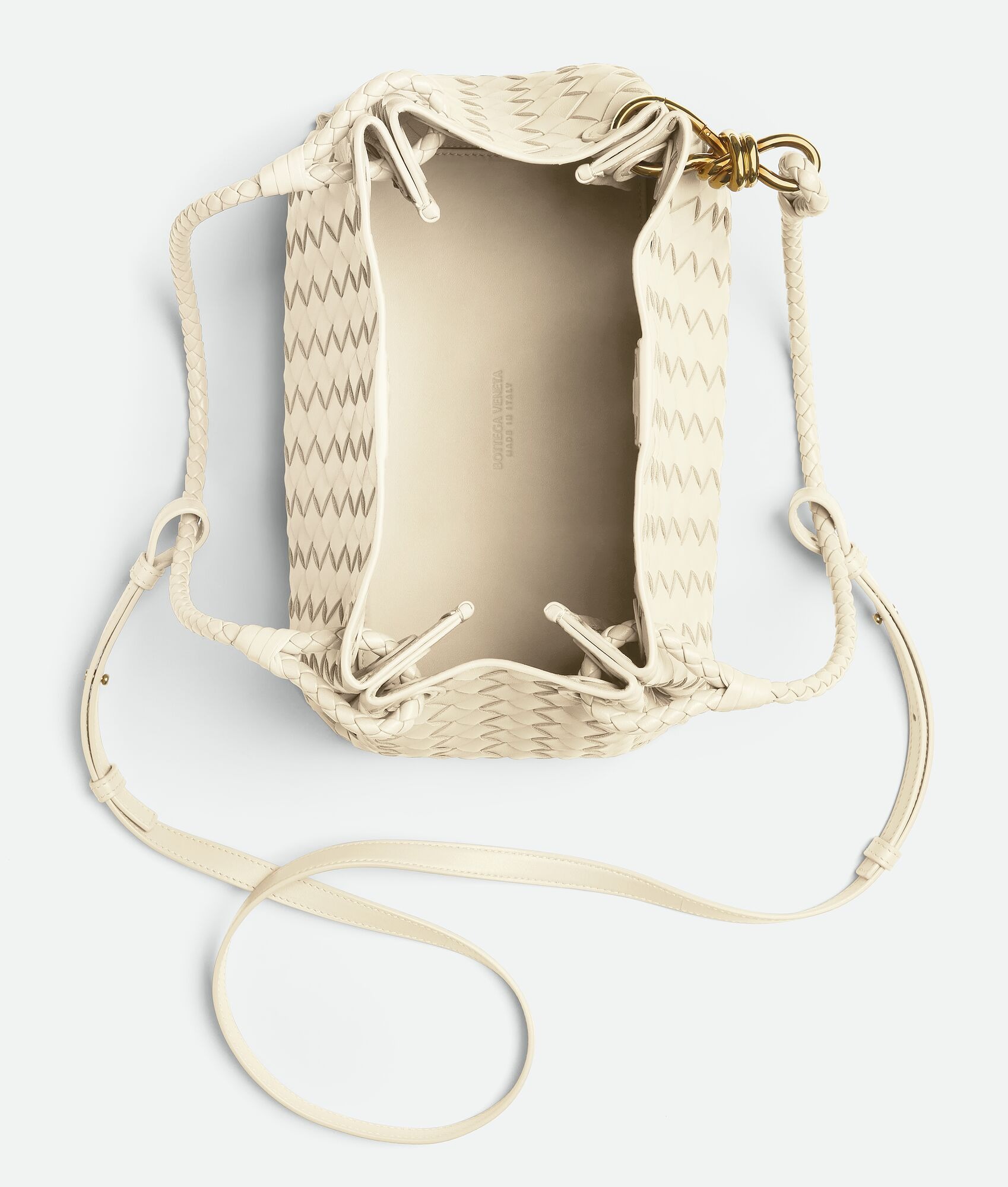 [True-to-ORIGINAL] B0tt*ga Ven*ta Medium Parachute Sea Salt For Women 29.5cm/11.6in 835921VCPPT9195