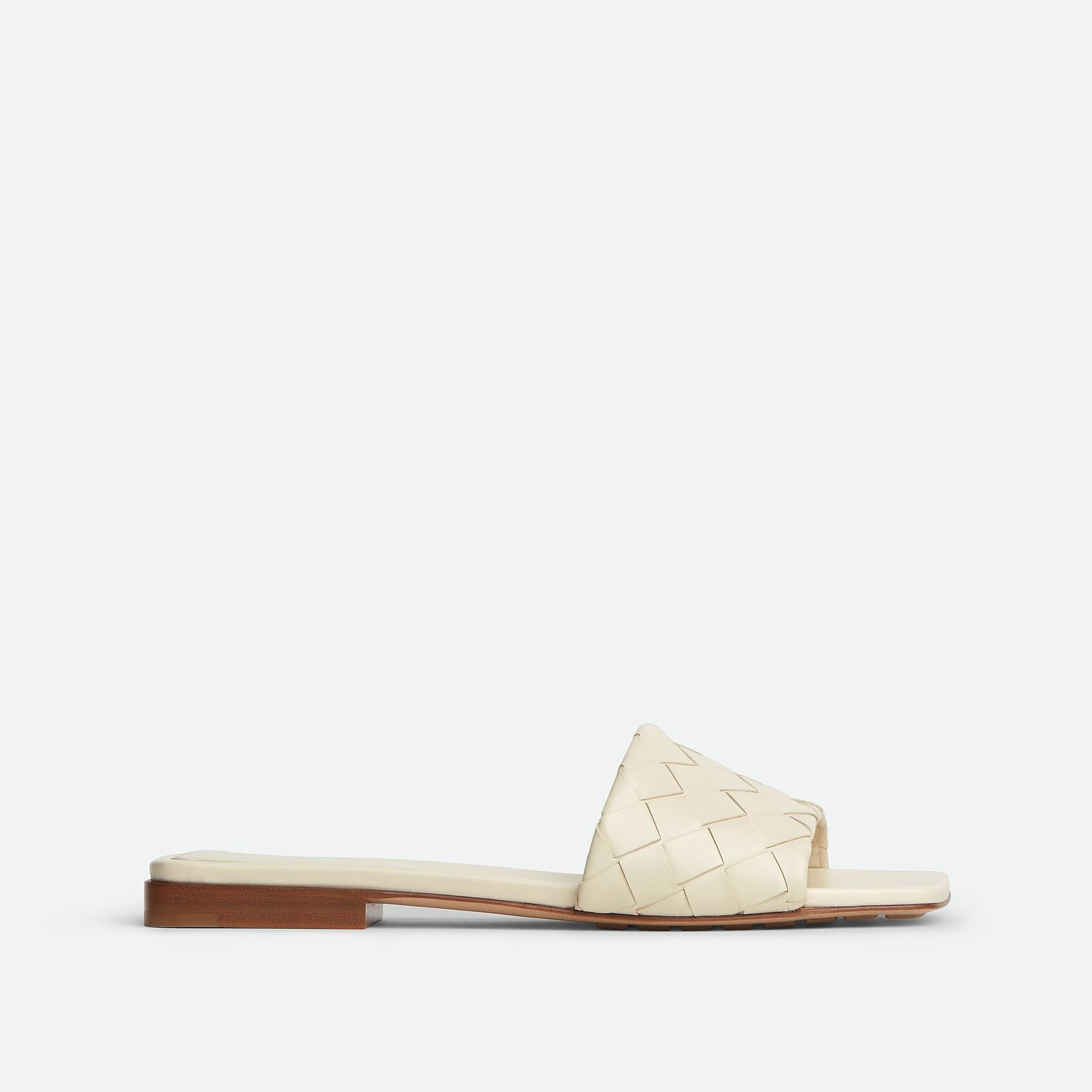 B0tt*ga Ven*ta Parco Flat Mule Sea Salt For Women 837737V2ED09031