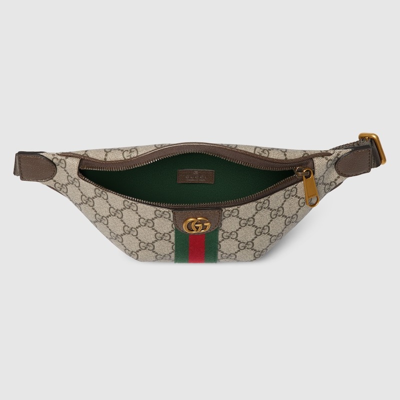 [True-to-ORIGINAL] Gvc*1 Ophidia Small Belt Bag Beige GG Canvas For Men 30cm/11.8in 839106 FAEOF 9745