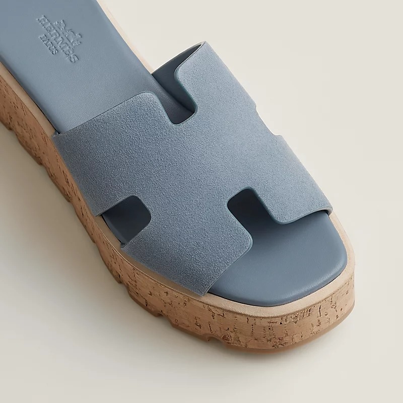 H**me5 Eze 30 Sandal Bleu Grignon For Women H232150Z DJ410