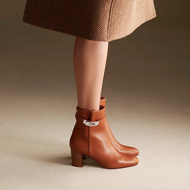 H**me5 Saint Germain Ankle Boots Naturel For Women H202257Z A3350