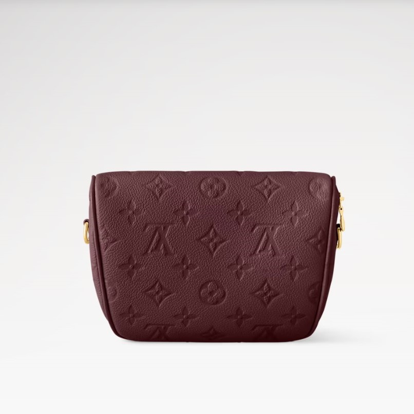 [True-to-ORIGINAL] L0vis Vvtt0n Mini Bumbag Garnet Red For Women 6.7in/17cm M25905