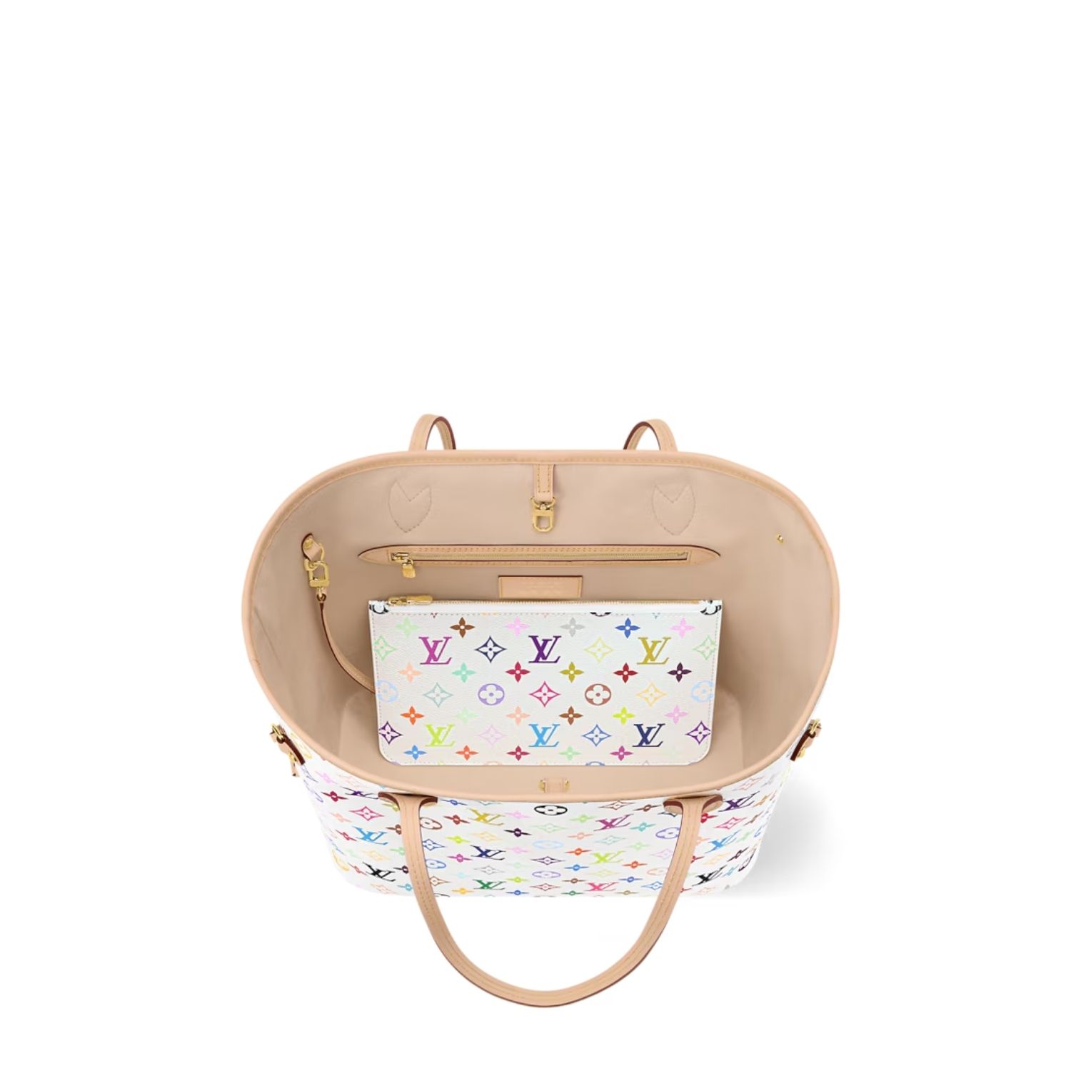 L0vis Vvtt0n LV x TM Neverfull MM Bag Multicolor/White For Women 31cm/12.2in – M27787